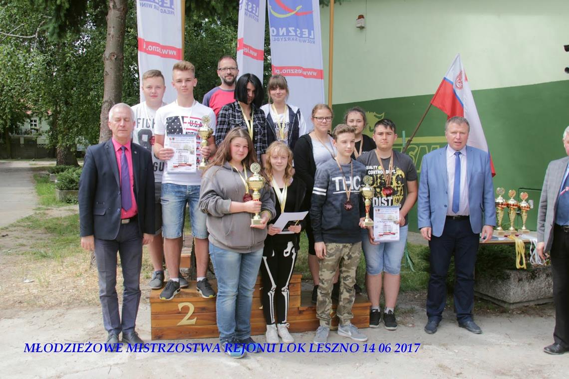 Młodzieżowe Mistrzostwa Leszczyńskiego Rejonu Ligi Obrony Kraju w strzelectwie sportowym 2017